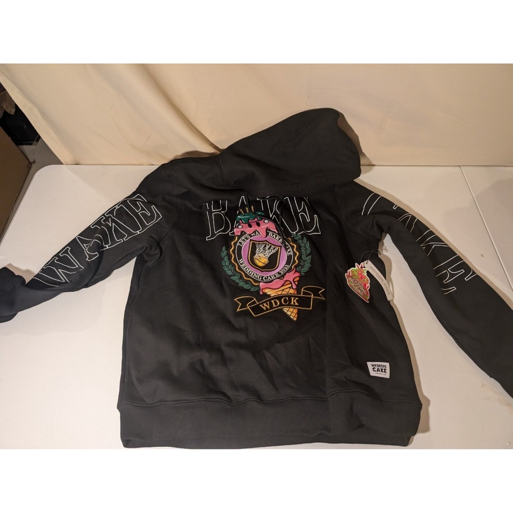 Wedding Cake WDCK Hoodie Black 2XL Awake NY Collab Graphic Pullover NWT‎
